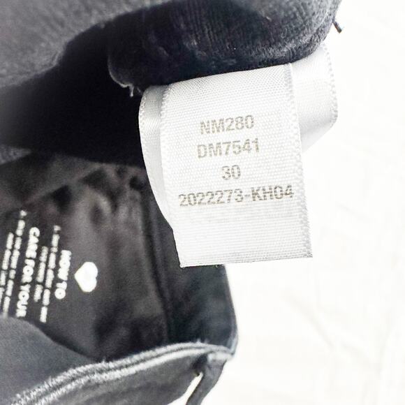 Madewell Curvy Stovepipe Black Denim Jeans Straight Leg Size 30 MINT - Picture 8 of 9